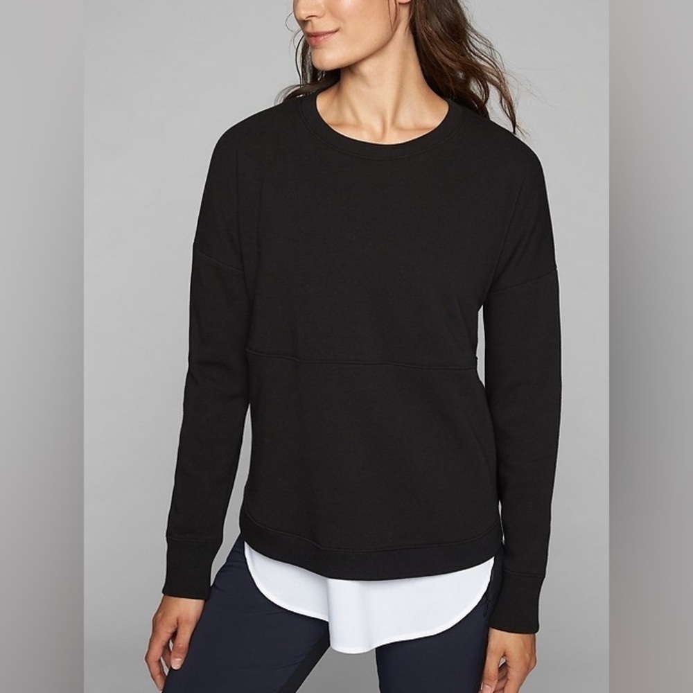 ATHLETA COZY KARMA CREWNECK SWEATSHIR